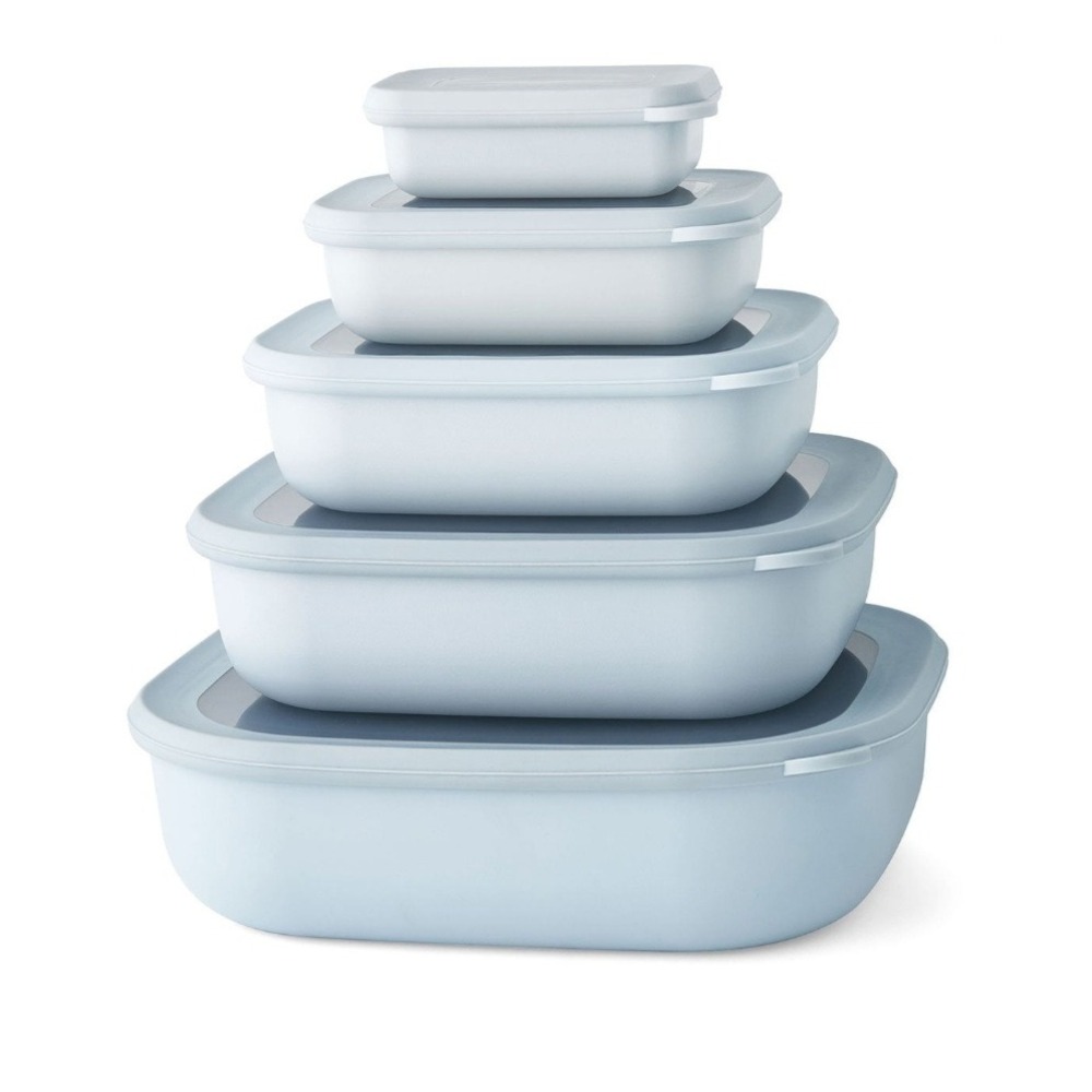 Members Mark ECO FRIENDLY 10‎ PC Nested Food Storage Set Recycled Blue BPA Free